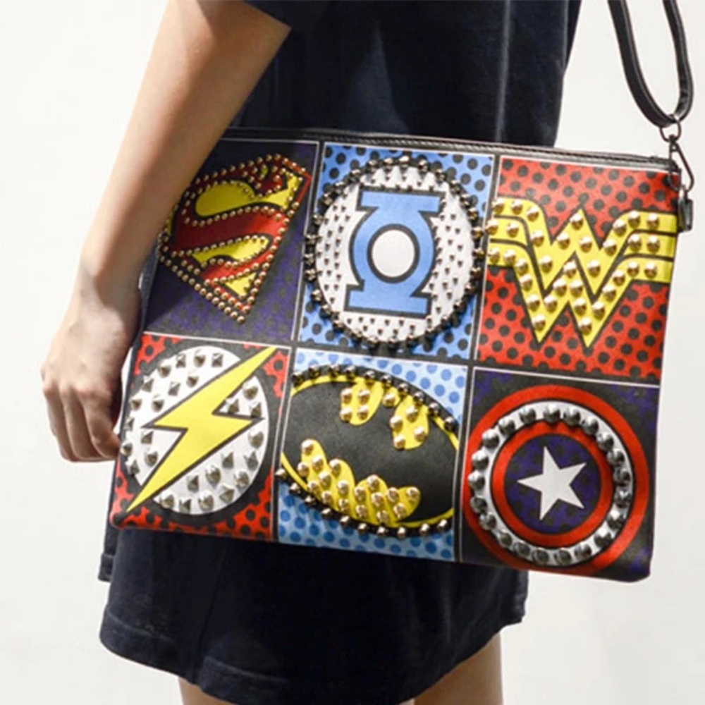 Superhero Clutch & Crossbody Bag